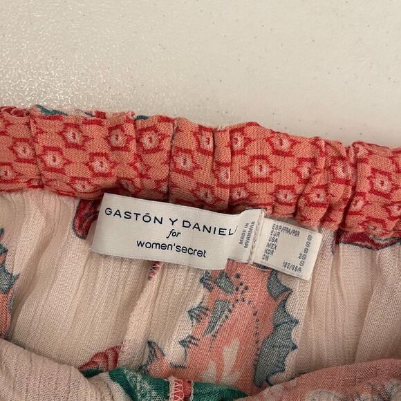 Gaston y Daniela for Women's Secret Pants Women's Small Boho Printed Casual - Picture 6 of 9